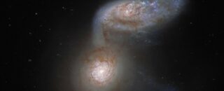 colliding galaxies found